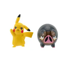 POKEMON - Figuras Juguete Batalla Mini 5 Cm Pikachu & Lechonk
