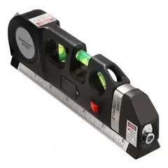 STONE - Nivel Laser 3 Burbujas Cinta Métrica Regla Cruz Horiz Vertical