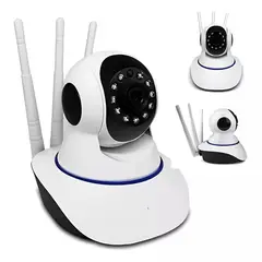 GENERICO - Cámara De Visión Nocturna Hd Wifi Sensor Movimiento Giro 360