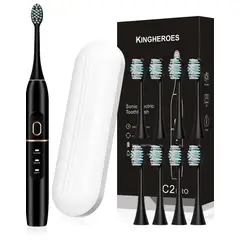GENERICO - Cepillo De Dientes Eléctrico Negro