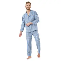 SANTANA - Pijama Hombre Leñadora Jaspe