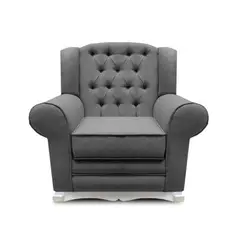 MAGIC CLASS - SILLA MECEDORA SAN DIEGO MICROFIBRA GRIS