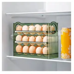 AFM - Caja De Almacenamiento Organizadora Para Huevos 30 Puestos