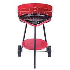CASALLINI - Asador BBQ a carbón Rojo - negro