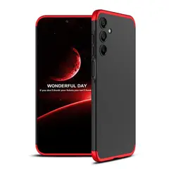 GENERICO - Funda Carcasa Estuche Protector Para Samsung A15 Rojo Negro