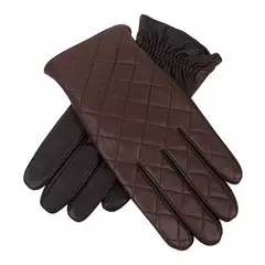 GENERICO - Guantes Cuero Moto Cafe Racer - Café L