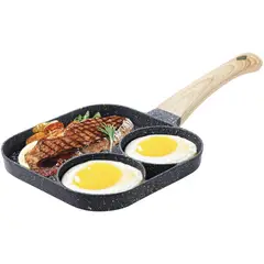 ONE PIXEL - Sarten Antiadherente Desayuno Para Huevos Parrilla Dividida