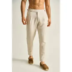 ILOT - PANTALÓN LINO PRIVÉ SILUETA AJUSTADA PH38041S PARA HOMBRE
