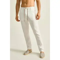 ILOT - PANTALÓN SILUETA AJUSTADA Y COSTURAS EN CONTRASTE PH41041S PARA HOMBRE