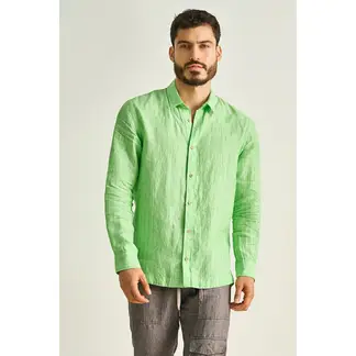 ILOT - CAMISA MANGA EN LINO MANGA LARGA SILUETA CLÁSICA SH81041S PARA HOMBRE