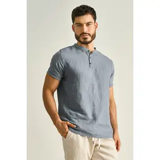 ILOT - CAMISETA CUELLO NERÚ CON BOTONES SH84041S PARA HOMBRE