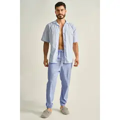 ILOT - SET CAMISA Y PANTALÓN HOMEWEAR HH10041S PARA HOMBRE