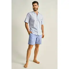 ILOT - SET CAMISA Y SHORTS HOMEWEAR HH09041S PARA HOMBRE
