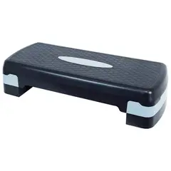 GENERICO - Banco Step Escalón Aeróbic Yoga 2 Niveles Gym.Gris PQ