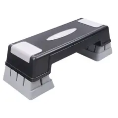 GENERICO - Banco Step 3 Niveles Gimnasio Ejercicios Gris SC-84086