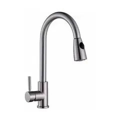 GENERICO - Grifería Monocontrol Lavaplatos Angora Extensible Satín