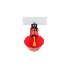 GENERICO - Bebedero Taza + T Para Aves Gallinas pollos codorniz x10