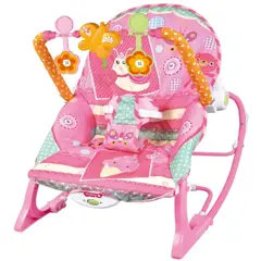 GENERICO - Silla mesedora vibradora y musical rocker crece conmigo niña