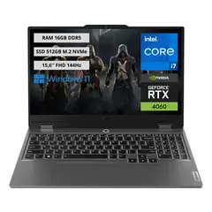 LENOVO - Portatil Gamer LOQ Intel Core i7-13650HX RAM 16GB SSD 512GB RTX 4060