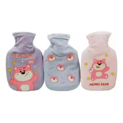 GENERICO - Bolsa Térmica Cólicos Alivio Dolores Agua Caliente Oso Felpa