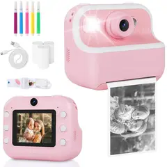 GENERAL - Camara De Impresión M8 Instantanea Niños Doble Rosa