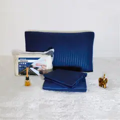MAGIC CLASS - JUEGO DE SABANAS AZUL 200X190