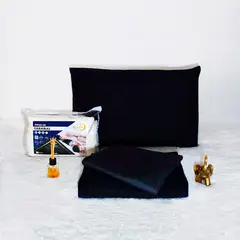 MAGIC CLASS - JUEGO DE SABANAS NEGRO 160X190