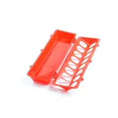 GENERICO - Comedero O Alimentador Aves De Granja 50cm Rojo