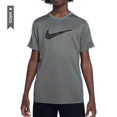 NIKE - Camiseta Trophy23 Niños-Gris