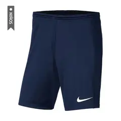 NIKE - Pantaloneta Park Iii Niño-Azul