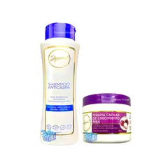 ANYELUZ - Kit x 2 Shampoo anticaspa y terapia capilar -