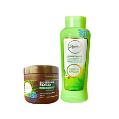 ANYELUZ - Acondicionador aceite de argan y Bioterapia capilar -