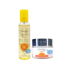BIOAQUA - Agua facial y Crema Vitamina c -