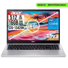 ACER - PORTATIL ASPIRE INTEL CORE I5-13420H SSD 512GB RAM 16GB LED 15,6 FULL HD