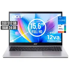 ACER - PORTATIL ASPIRE INTEL CORE I5-1235U SSD 512GB RAM 24GB LED 15,6 FULL HD