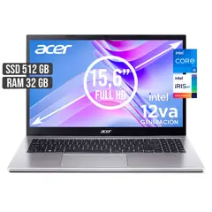 ACER - PORTATIL ASPIRE INTEL CORE I5-1235U SSD 512GB RAM 32GB LED 15,6 FULL HD