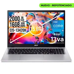 ACER - PORTATIL ASPIRE INTEL CORE I5-13420H SSD 2TB RAM 16GB LED 15,6 FULL HD