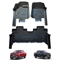 GENERICO - Tapetes Termoformados 5d Para RangerRaptor 2024-2025