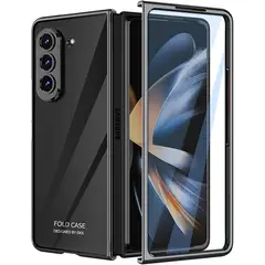 GENERICO - Estuche Phonton+Glass Para Samsung Z Fold6 Transparente Negro