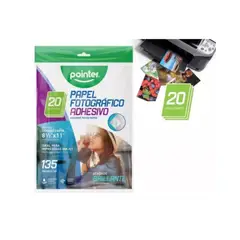 POINTER - Papel Fotografico Adhesivo Inkjet 135gr X20