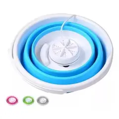 GENERICO - Mini Lavadora Plegable 3 Litros Washing Portátil