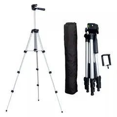 OEM - Trípode Cámara 3120A Hasta 102CM + Estuche + Clip Celular