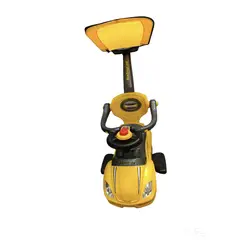 GENERICO - Carro Montable Para Niños Con Guia Musical Luces Capota
