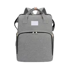 STAY ELIT - PAÑALERA MORRAL 3 EN 1 COLOR GRIS-