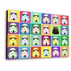 ART INDUSTRY - Cuadro 50x30cms Decorativo Starwars 2 Popart