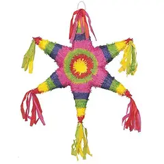 GENERICO - Piñata de estrella para fiesta mexicana de papel
