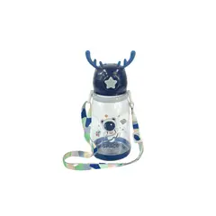 MUNDO BEBE - Vaso Pitillo Termo Para Bebe Azul Niño