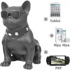 GENERICO - Bulldog Bocina Bluetooth Perro Rubory Multifuncional Altavoz