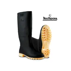 IDECAL - BOTA TROCHADORA NEGRO AMARILLO