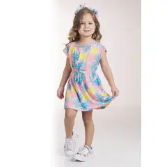 MARKETING PERSONAL - Vestido Infantil Multicolor Mp 1389